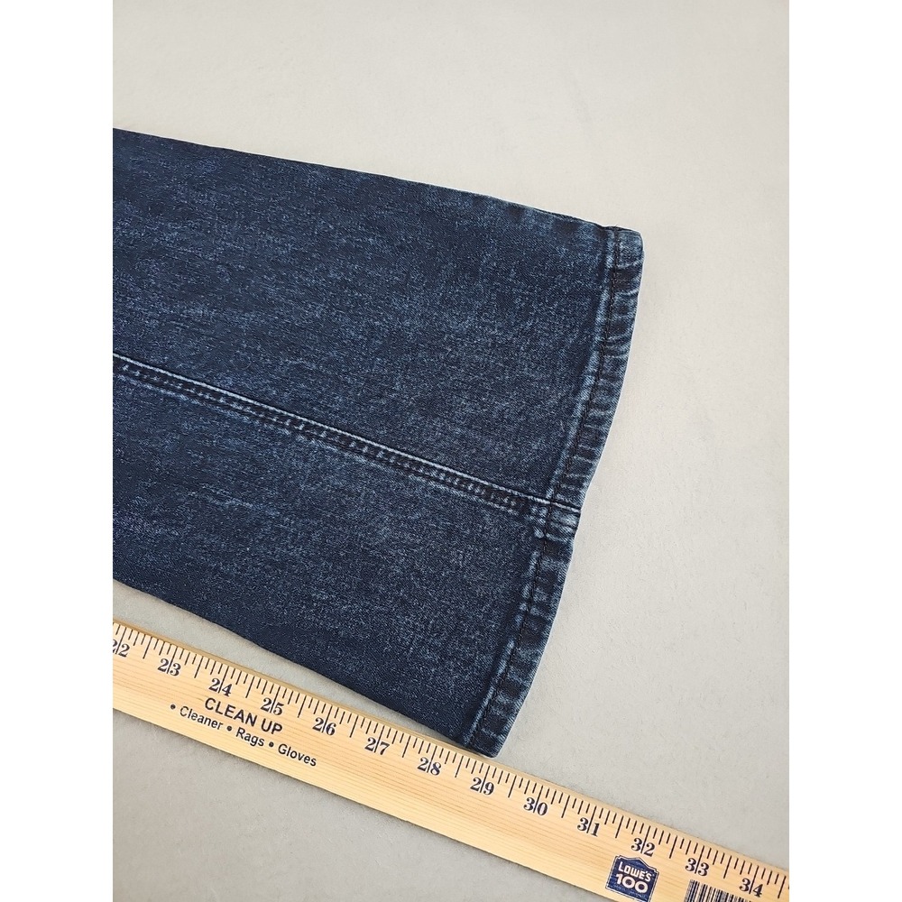 Shyanne Flare Bareback Denim Jeans Size 33x29 Dark Wash Stretch Western Cowgirl - Picture 8 of 8